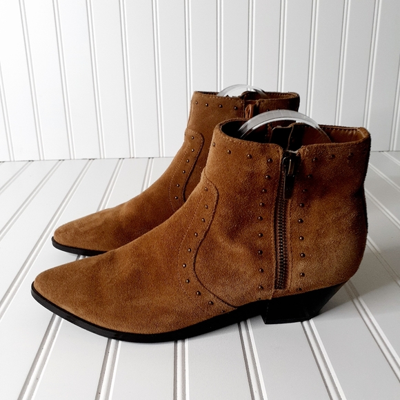 Marc Fisher Women's Wanida Western Leather Boot C304